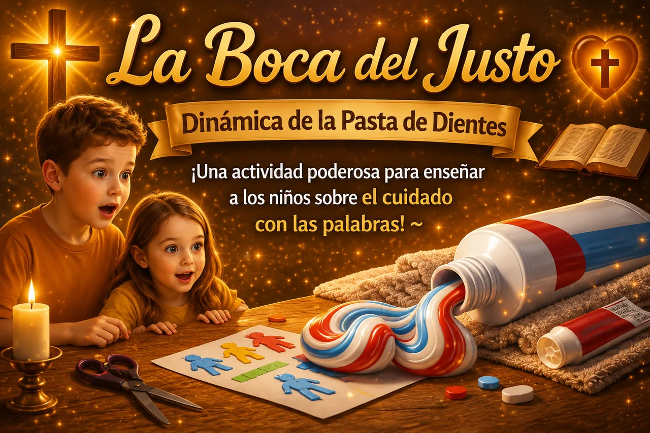 Dinámica La Boca del Justo: la pasta de dientes y el cuidado con las palabras
