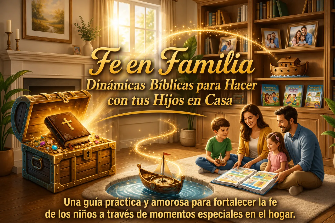 Fe en Familia: dinámicas bíblicas para hacer con los hijos en casa